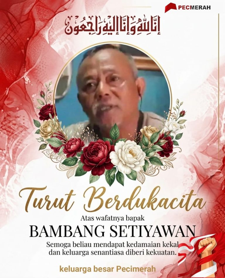SURAT PERNYATAN DUKA CITA DAN SIKAP KELUARGA BESAR PECIMERAH